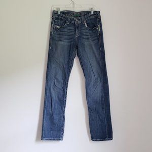 Ariat BF Jeans w/ floral cuffs